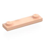 Деталь LEGO Пластина специальная 1 x 4, с 2 штырьками, с новой изнанкой, Светлый телесный