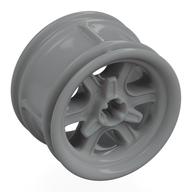 Деталь LEGO Wheel 30.4 x 20, 6 Spokes, Светлый сине-серый