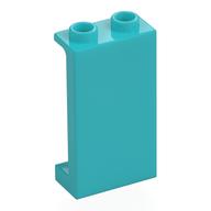 Деталь LEGO Панель 1 x 2 x 3, Средне-лазурный