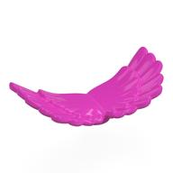 Деталь LEGO Minifig Wings Double Layer with Anti-Stud, Темно-розовый