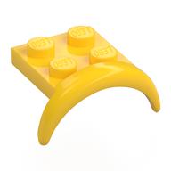 Деталь LEGO Крыло 2 x 3 x 1 1/3, Желтый