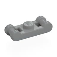 Деталь LEGO Plate Special 1 x 1 with Handle on 2 Ends, Светлый сине-серый