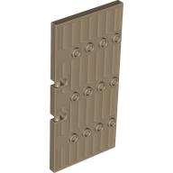 Деталь LEGO Door 1 x 5 x 8.5 Stockade, Темно-песочный