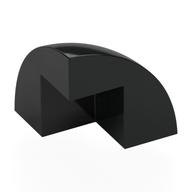 Brick Round Corner, Curved 2 x 2 x 1 2/3 Quarter Circle with 1 Cutout