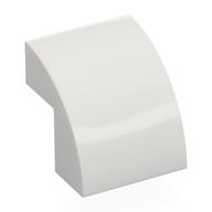 Деталь LEGO Кирпичик изогнутый 2 x 2 x 1 2/3, Белый