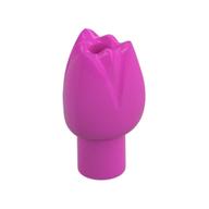 Деталь LEGO Plant, Flower, Tulip, Темно-розовый