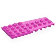 Деталь LEGO Пластина-клин 4 x 9, с выемками под штырёк, Темно-розовый