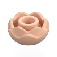 Деталь LEGO Plant, Flower, Peony Rose with 2 Layers, Светлый телесный