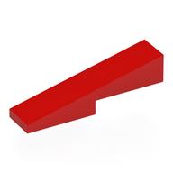 Деталь LEGO Скос 1 x 4, с вырезом 1 x 2, Красный