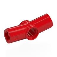 Деталь LEGO Technic Axle and Pin Connector Angled #7 - 168.75°, Красный