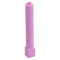 Деталь LEGO Support 1 x 1 x 6 Solid Pillar, Ярко-розовый