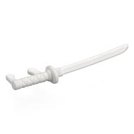 Деталь LEGO Weapon Katana with Neck Bracket, Белый