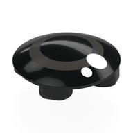 Plate Round 2 x 2 with Rounded Bottom [Boat Stud] with Dark Bluish Grey Circle, White Dots (Eye) print