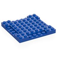 Деталь LEGO Brick Special 8 x 8 x 2/3 with Four Recessed Edges, Голубой