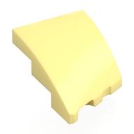 Деталь LEGO Скос изогнутый 3 x 2, с выемкой под штырёк слева, Ярко-светло-желтый