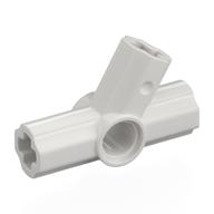 Деталь LEGO Technic Axle and Pin Connector Angled Triple - 60°, Белый