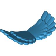 Деталь LEGO Minifig Wings Double Layer with Anti-Stud, Темно-лазурный