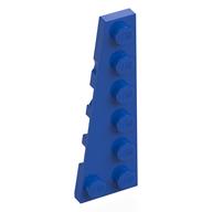 Деталь LEGO Пластина-клин левая 6 x 2, Голубой