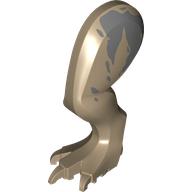 Animal Body Part, Dinosaur, Tyrannosaurus Rex / Indominus Rex / Carnotaurus Leg, Left, with Pin with Sand Blue Markings print