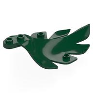 Деталь LEGO Plant, Leaf 6 x 8 x 1 2/3, Темно-зеленый