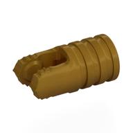 Деталь LEGO Hinge Cylinder 1 x 2 Locking with 2 Click Fingers and Axle Hole, 7 Teeth, Жемчужно-золотой