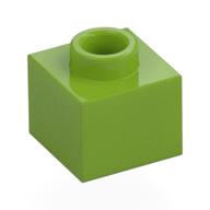 Деталь LEGO Пластина 1 x 1 x 2/3, с открытым штырьком, Лайм