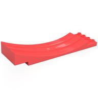 Деталь LEGO Duplo Ramp Curved, Коралловый