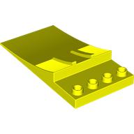 Деталь LEGO Duplo Ramp Bottom, Насыщенный желтый