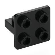 Деталь LEGO Bracket 1 x 2 - 2 x 2 Centered, Черный