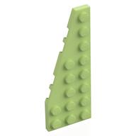 Деталь LEGO Пластина-клин левая 8 x 3, Желто-зеленый