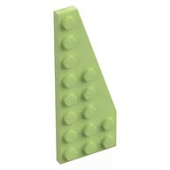 Деталь LEGO Пластина-клин правая 8 x 3, Желто-зеленый