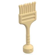 Деталь LEGO Duplo Equipment, Broom / Brush, Long Bristles, Песочный