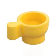 Деталь LEGO Кружка минифигурки, Желтый