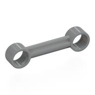 Деталь LEGO Technic Link 1 x 4 with Stoppers, Светлый сине-серый