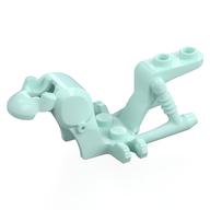 Деталь LEGO Fairing, Motorcycle, Wide, Светлый морской волны