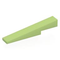 Деталь LEGO Brick Sloped 1 x 6 x 1 with 1 x 2 x 1 / 3 Cutout, Желто-зеленый