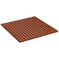 Деталь LEGO Пластина 16 x 16, Темно-оранжевый