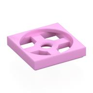Деталь LEGO Turntable 2 x 2 Plate, Base, Ярко-розовый