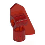 Деталь LEGO Technic Panel Fairing #7 3L Very Small Smooth, Side A, Прозрачный красный