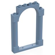 Деталь LEGO Panel 1 x 6 x 7 with 2 Columns and Arch, Песочно-синий