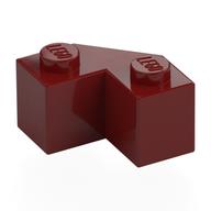 Деталь LEGO Грань 2 x 2, Темно-красный