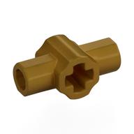 Деталь LEGO Large Figure Weapon Lightsaber Hilt with Axle Hole and Two Bar Holders, Жемчужно-золотой