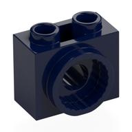 Деталь LEGO Brick Special 1 x 2 x 1 1/3 with Rotation Joint Socket, Темно-синий