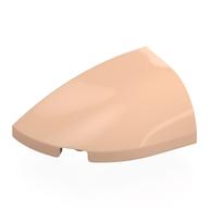 Деталь LEGO Slope Curved 3 x 2 Beveled with Stud Notch Left, Светлый телесный