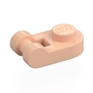 Деталь LEGO Пластина круглая 1 x 1, с валом 3.2 мм, Светлый телесный