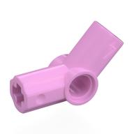 Деталь LEGO Technic Axle and Pin Connector Angled #4 - 135°, Ярко-розовый