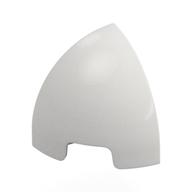 Деталь LEGO Brick Round Curved 1 x 1 x 1 Quarter Dome, Белый
