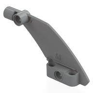 Деталь LEGO Technic Panel Curved 5 x 7 Parallelogram Right, Светлый сине-серый