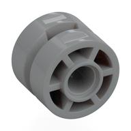 Деталь LEGO Wheel 14mm D. x 9.9mm with Centre Groove, Fake Bolts Large and 6 Spokes, Светлый сине-серый