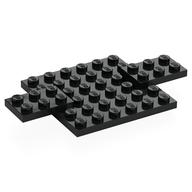 Деталь LEGO Основание кузова 6 x 10 x 2/3, Черный